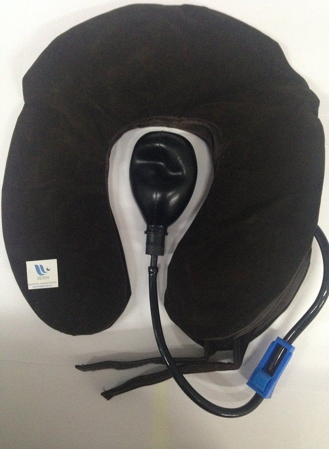 جيرن وسادة قابلة للنفخ لشد فقرات الرقبة - Image 5